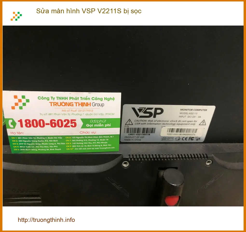 Trung tâm sửa màn hình VSP V2211S bị sọc Quận Bình Tân - Chị Thanh lấy ngay