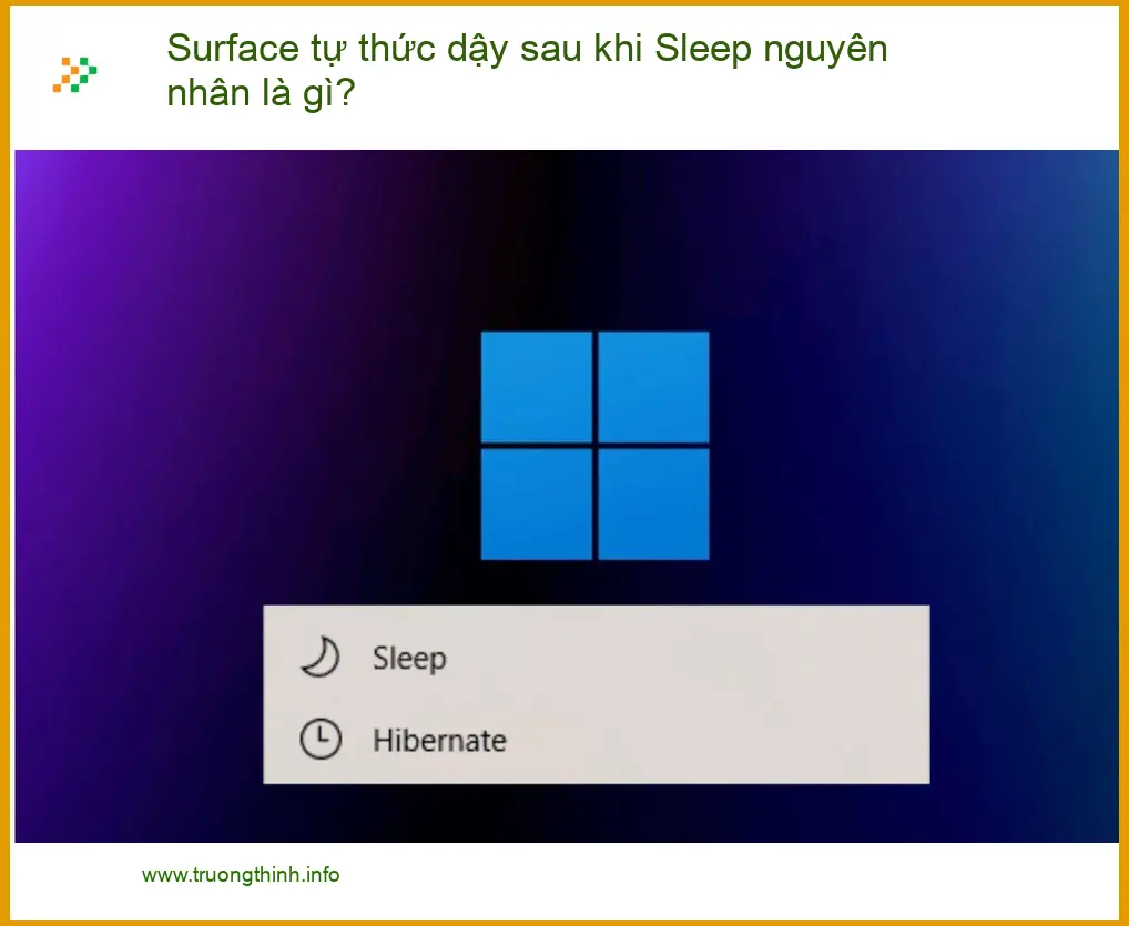 Surface tự thức dậy sau Sleep lỗi gì? - Trung tâm hỗ trợ gần đây