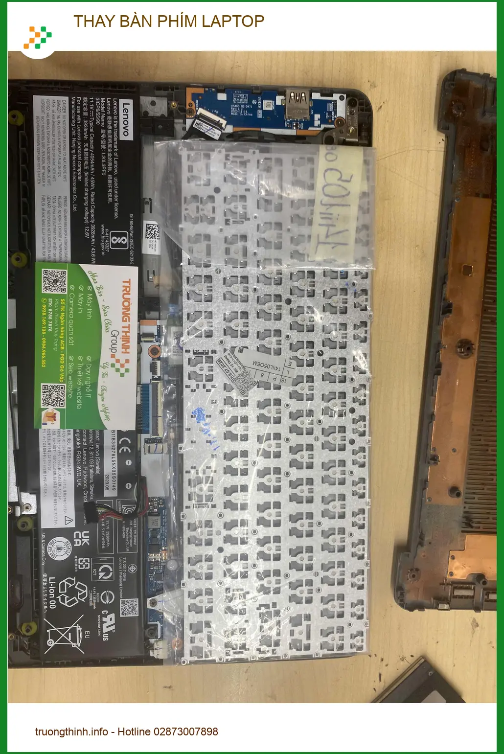 Chỗ Thay Bàn Phím Laptop Quận Gò Vấp Lấy ngay - Anh Tấn review ca thay chỉ 15 phút ảnh thực tế 1