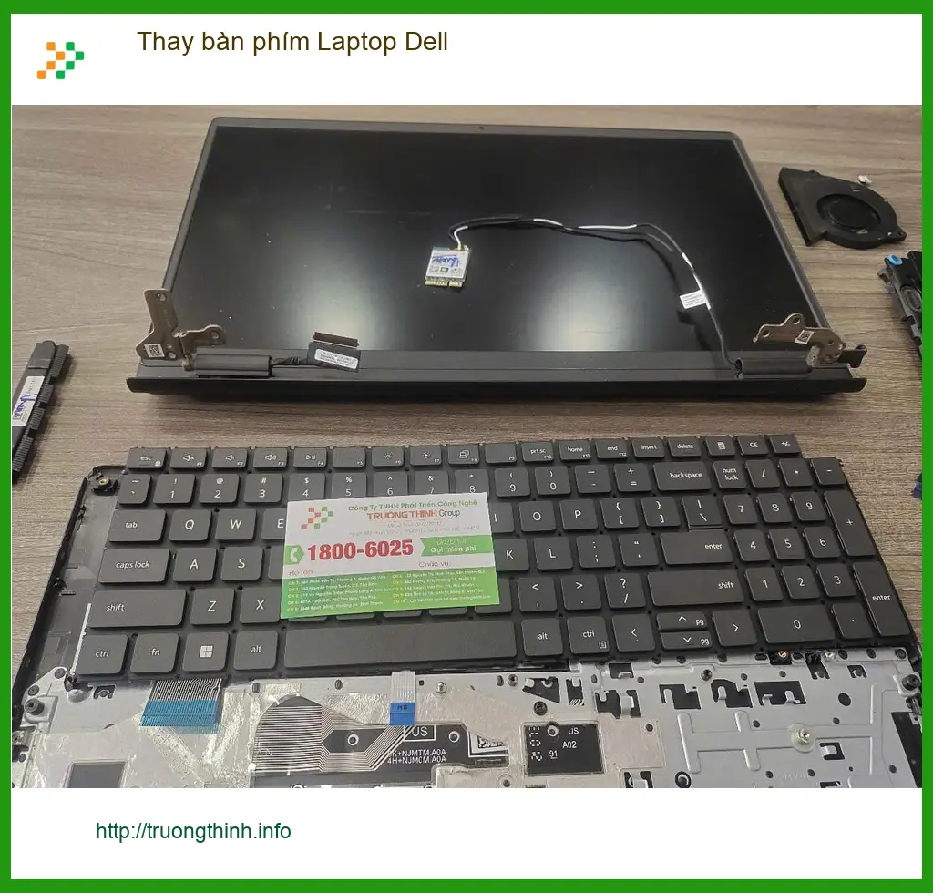 Anh Khải trải nghiệm Thay bàn phím Laptop Dell Quận 7 siêu tốc