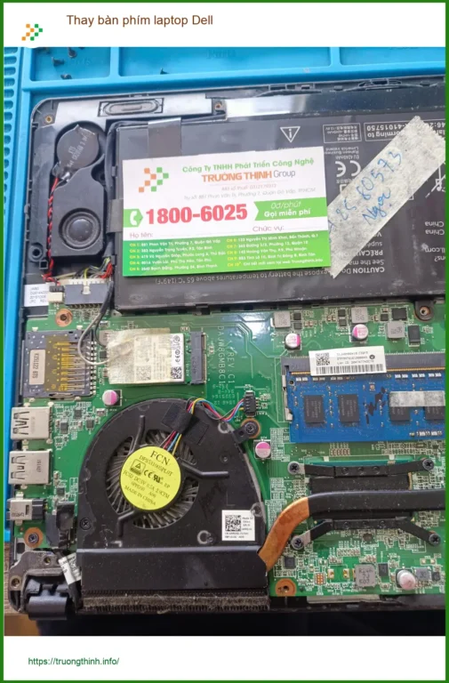 Chỗ thay bàn phím laptop Dell Quận Tân Phú - Anh Khang công tác gấp