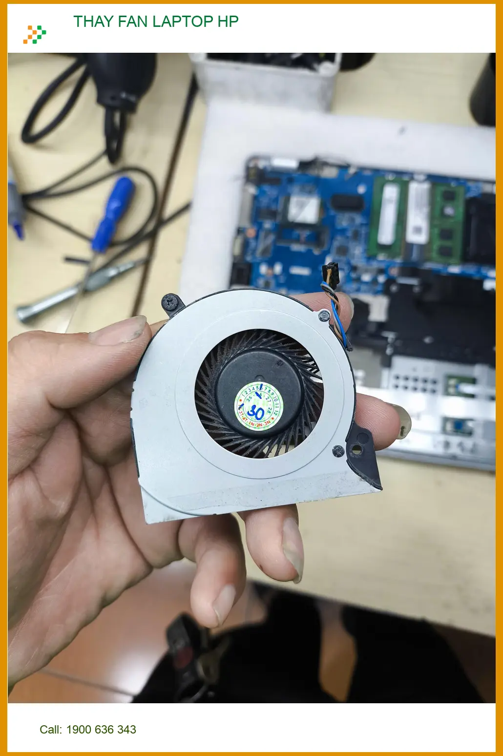 Dịch vụ thay fan laptop HP Gò Vấp - Chú Trọng kiến trúc sư hết khó chịu