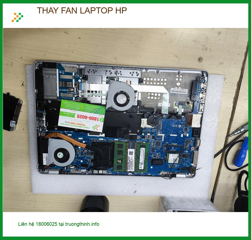 Dịch vụ thay fan laptop HP Gò Vấp - Chú Trọng kiến trúc sư hết khó chịu ảnh thực tế 1