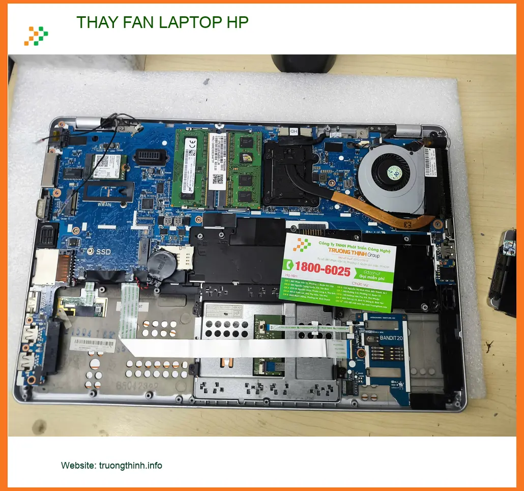 Dịch vụ thay fan laptop HP Gò Vấp - Chú Trọng kiến trúc sư hết khó chịu ảnh thực tế 2
