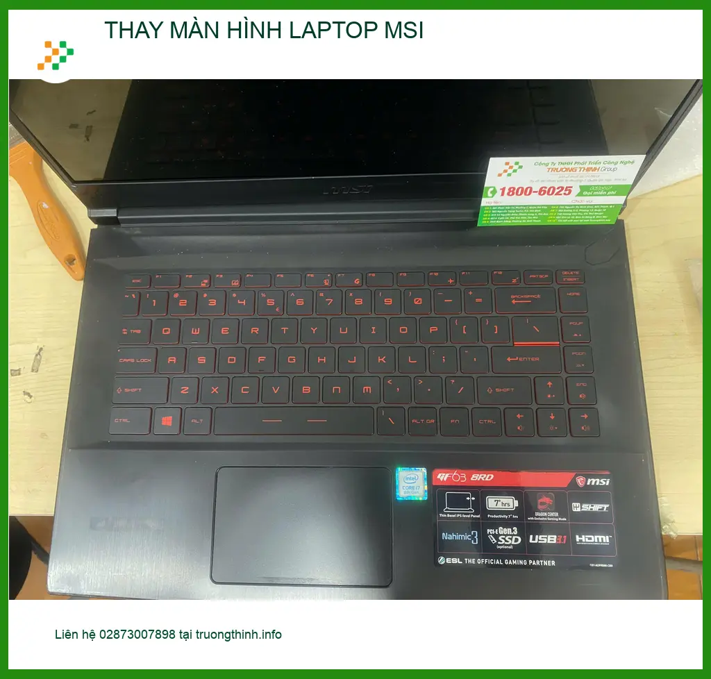 Thay màn hình laptop MSI Quận Gò Vấp - Chị Mai Phương cần gấp lấy liền