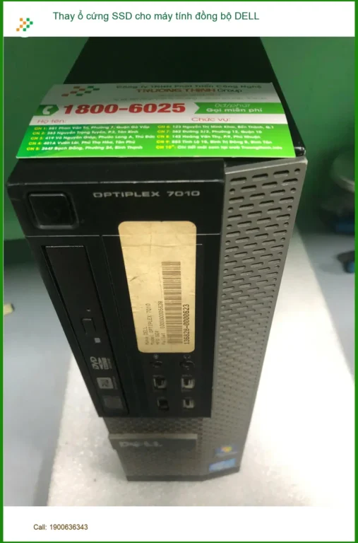 Chú Văn chủ tiệm vật tư ở Bình Tân review dịch vụ thay SSD cho máy tính đồng bộ DELL