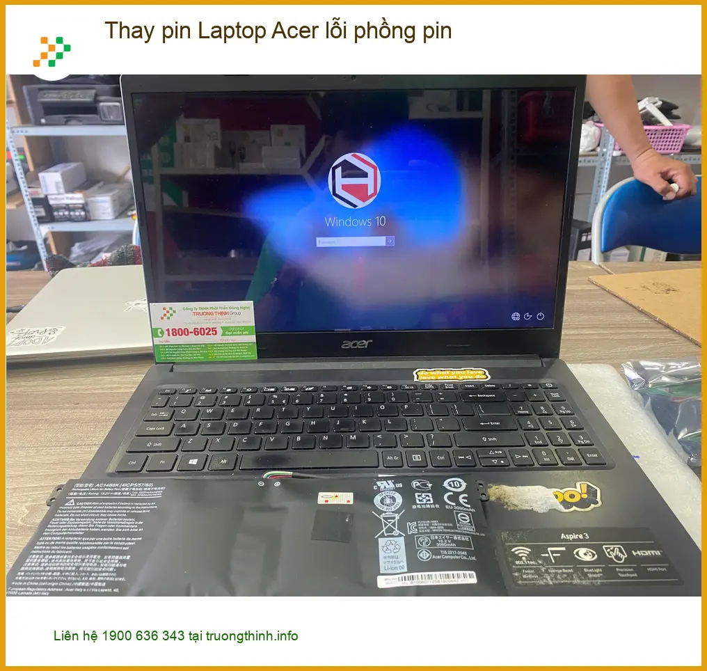 Chú Long lo lắng: Dịch vụ Thay pin Laptop Acer lỗi phồng Quận 7 lấy ngay