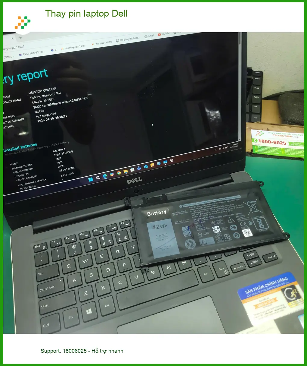 Trung tâm thay pin laptop Dell Quận Tân Bình - Anh Kiệt nhân viên review