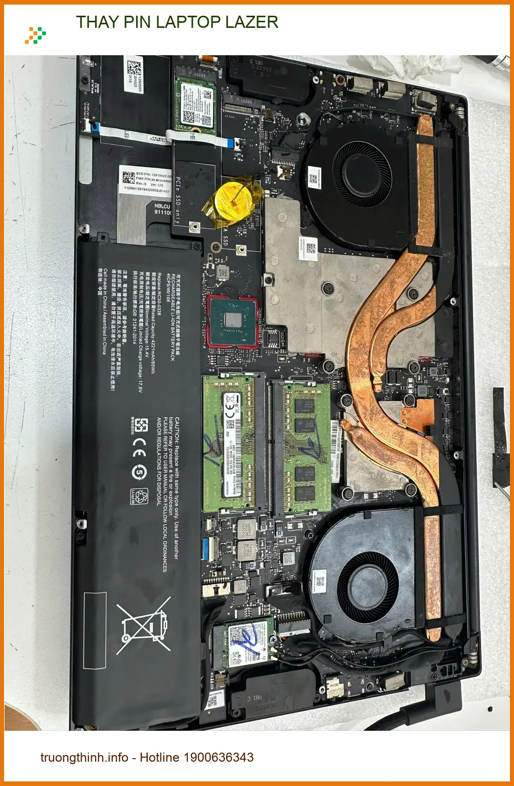 Anh Trực chủ quán cà phê - Địa điểm Thay PIN LAPTOP LAZER Quận Gò Vấp lấy ngay