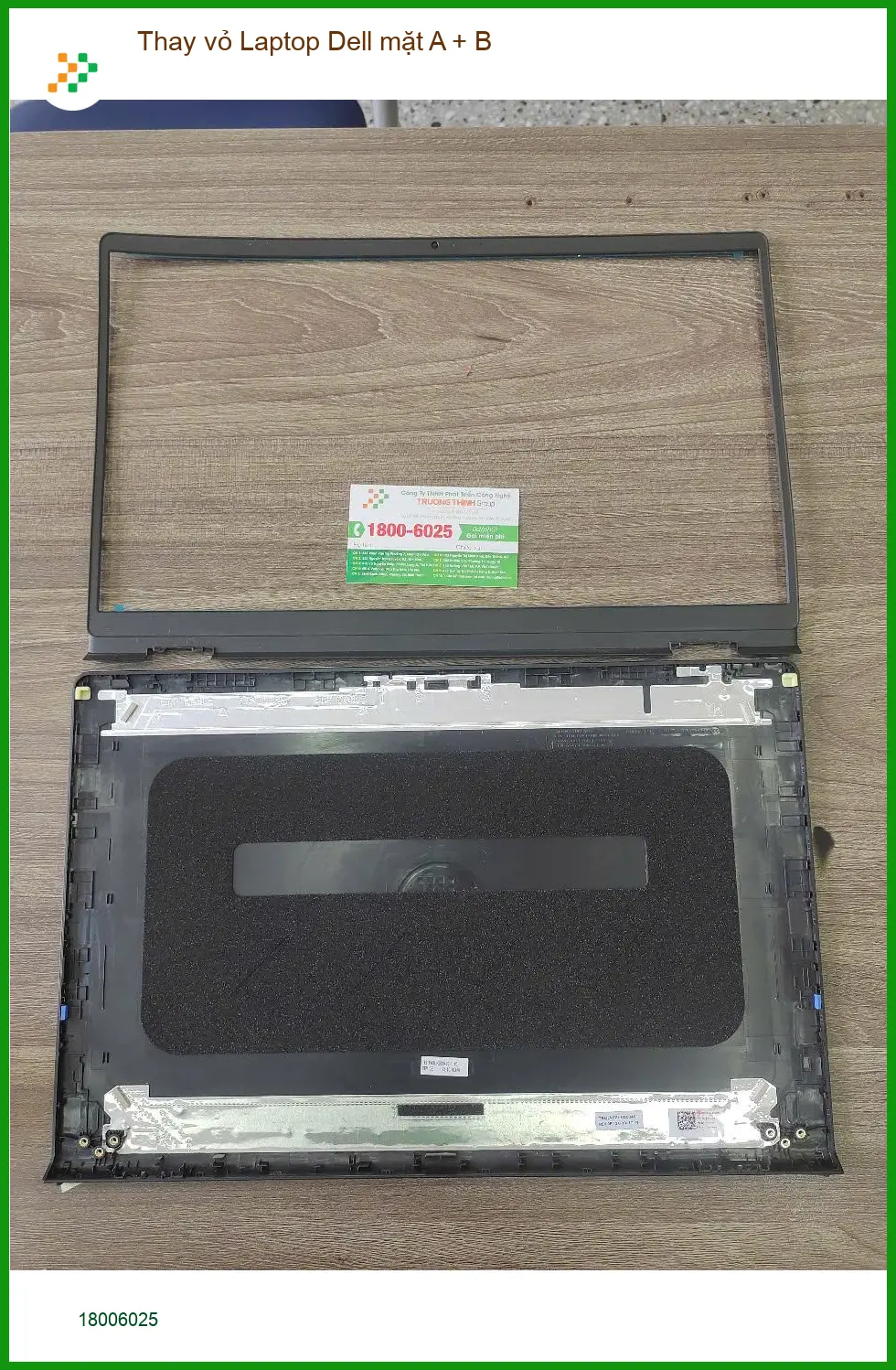 Anh Quang thợ máy tính review ca thay vỏ Laptop Dell mặt A + B Quận 7 ảnh thực tế 1