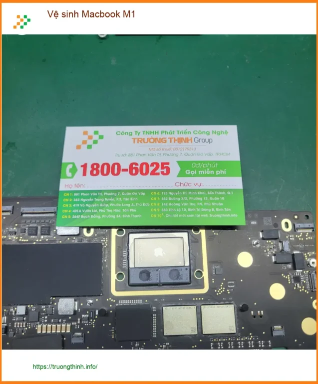 Anh Quang lo lắng máy chạy chậm - Dịch vụ Vệ sinh Macbook M1 Quận Tân Bình