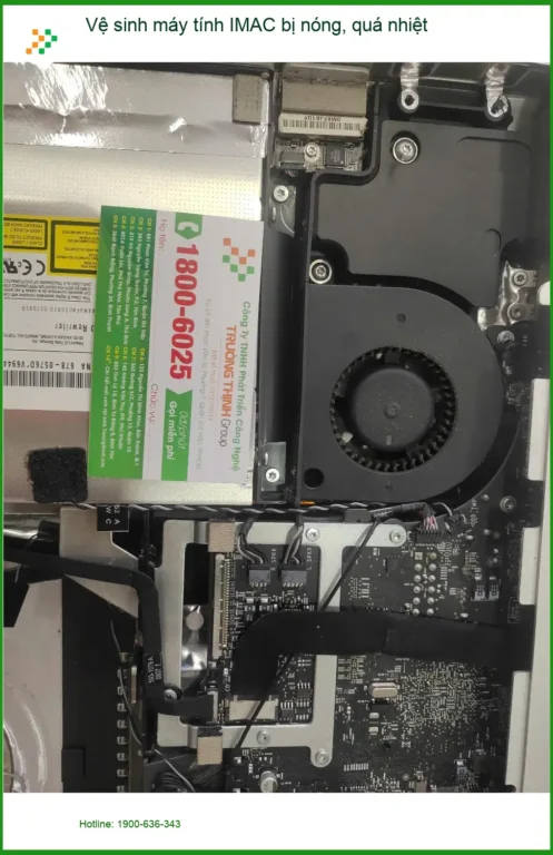 Chị Phương tìm thợ vệ sinh máy tính IMAC bị nóng tại Quận 7 uy tín