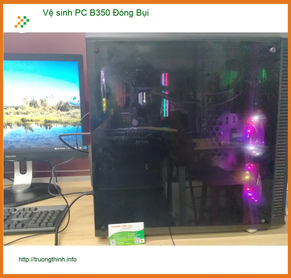 Anh Quang review dịch vụ vệ sinh PC B350 Đóng Bụi Quận 12 uy tín ảnh thực tế 1