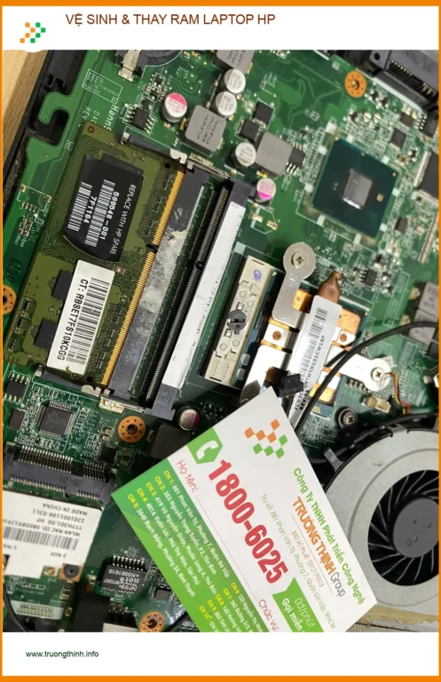 Dịch vụ vệ sinh & thay ram laptop HP Quận 12 lấy ngay - Chị Minh giáo viên Quận 12.