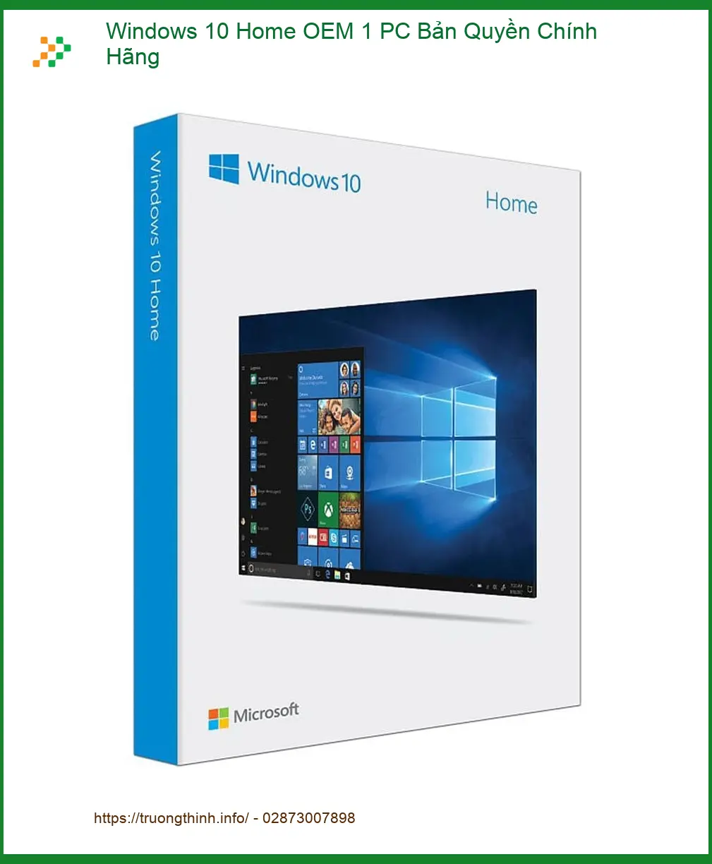 Windows Bản Quyền 10 Home OEM Chính Hãng - Giao Nhanh TPHCM | Giá Rẻ