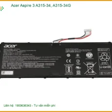 Pin Laptop ACER Aspire 3 A315-34, A315-34G - Thay Nhanh Lấy Liền TPHCM
