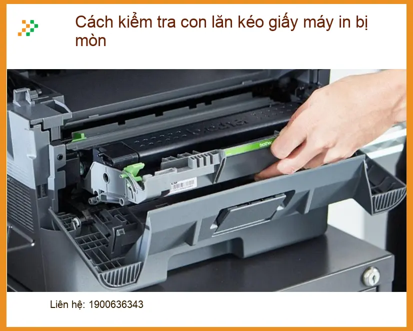 Thủ thuật Máy in Cách kiểm tra con lăn kéo giấy bị mòn - Tự xử lý tại nhà