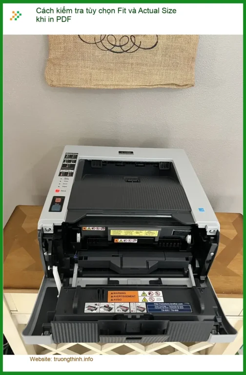 Thủ thuật Máy in: Kiểm tra Fit và Actual Size PDF - Cách tự xử lý tại nhà
