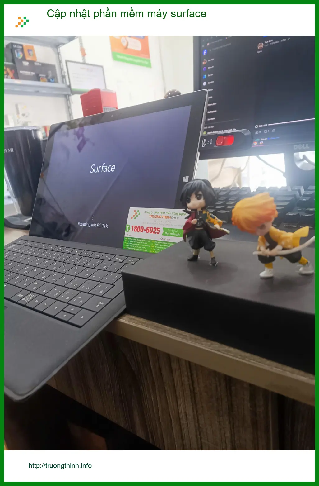 Cửa hàng cập nhật phần mềm máy surface Quận Tân Phú - Cô Lan review nhanh