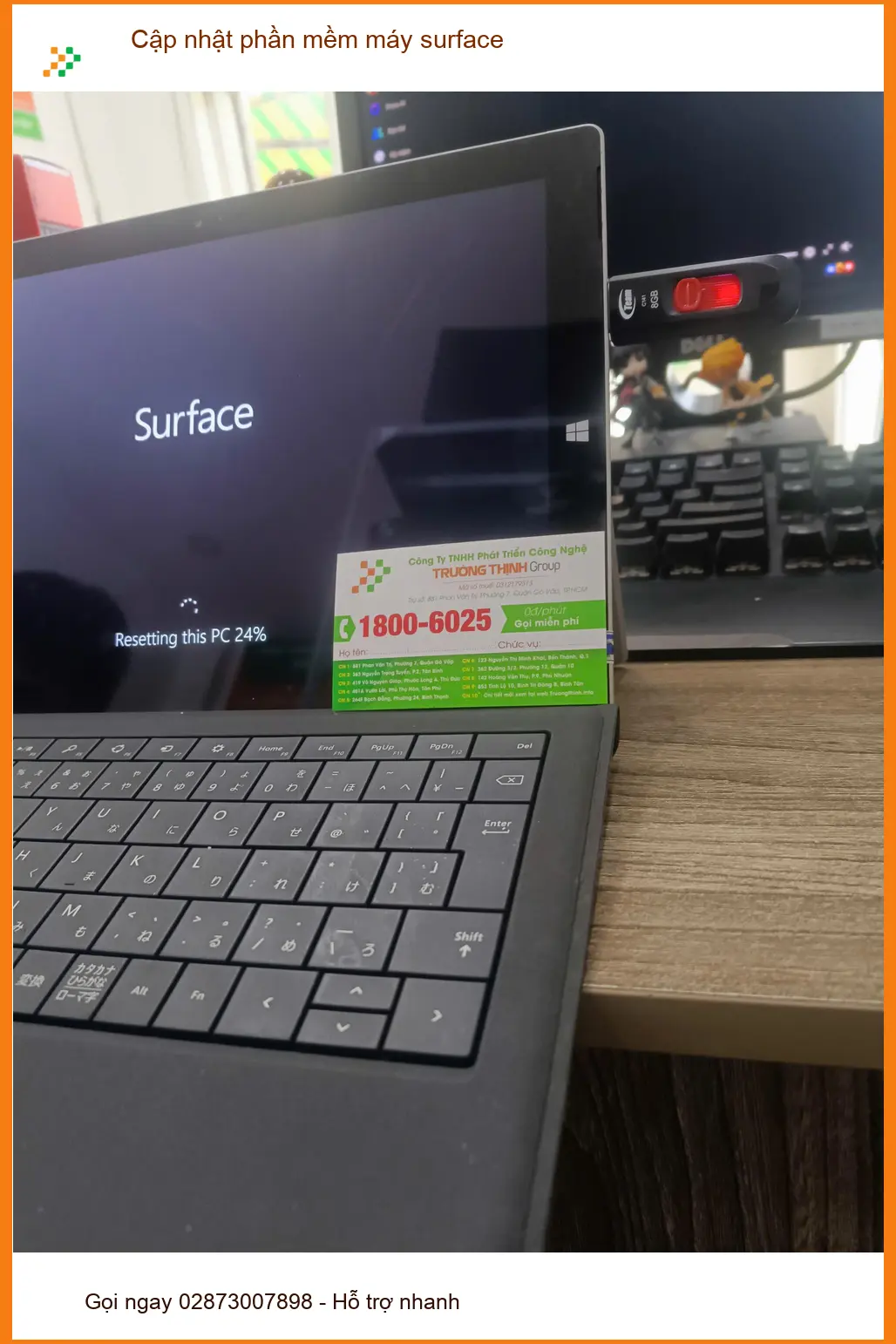 Cửa hàng cập nhật phần mềm máy surface Quận Tân Phú - Cô Lan review nhanh ảnh thực tế 1