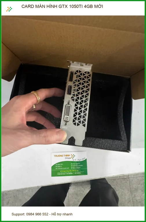 Bác Trường tìm nơi bán CARD MÀN HÌNH GTX 1050TI 4GB MỚI ở Quận 10 giá sinh viên