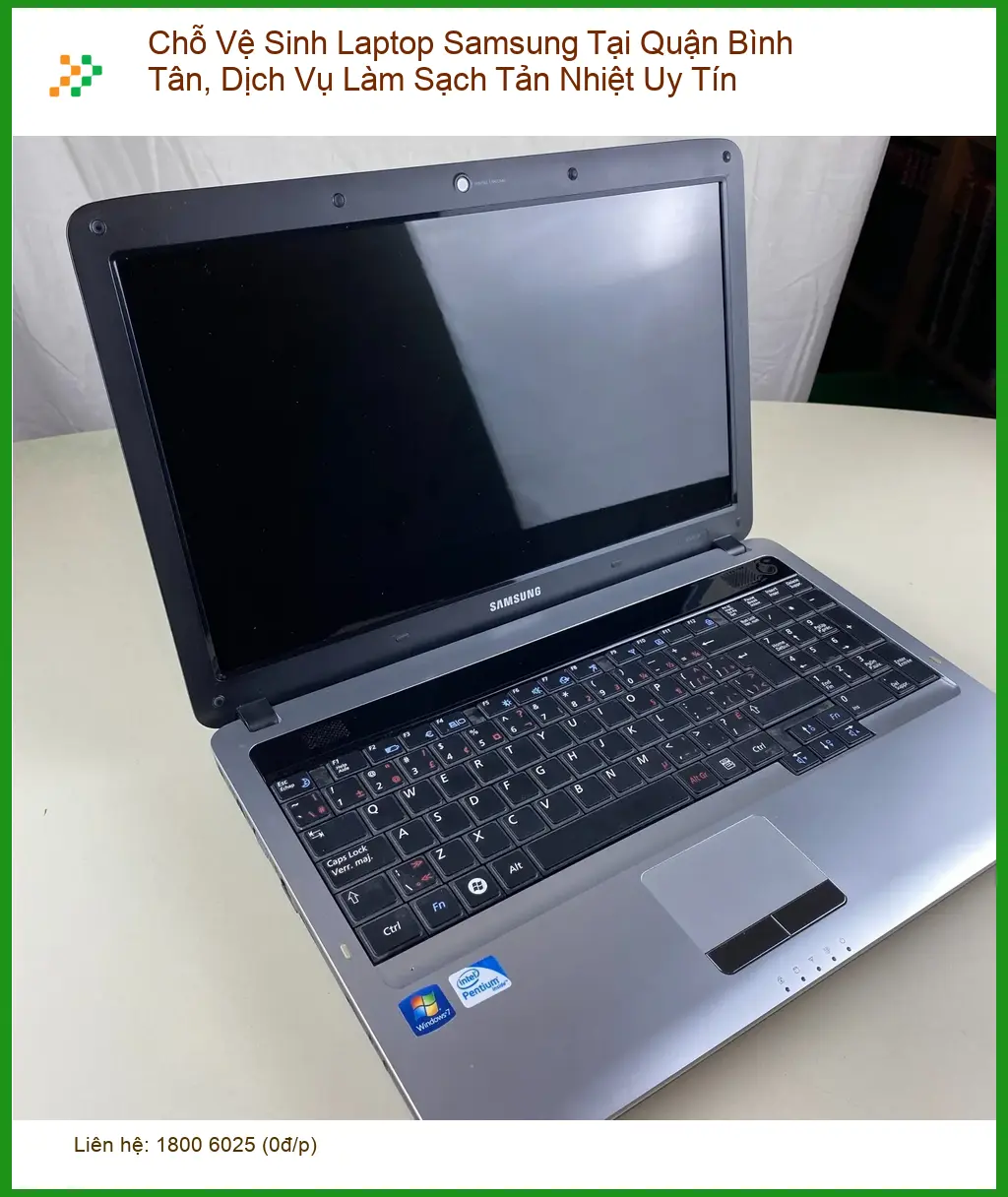 Vệ Sinh Laptop Samsung Quận Bình Tân - Địa điểm làm sạch tản nhiệt uy tín