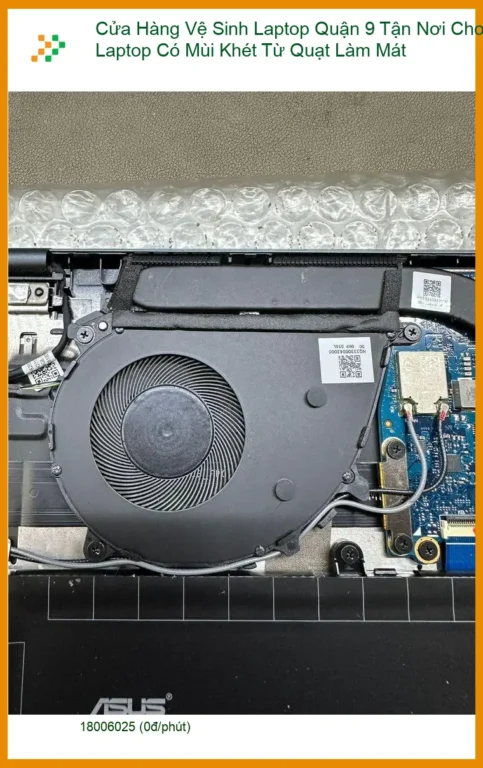 Vệ Sinh Laptop Cửa Hàng Quận 9 Tận Nơi Mùi Khét Quạt - Dịch vụ khắc phục lấy liền