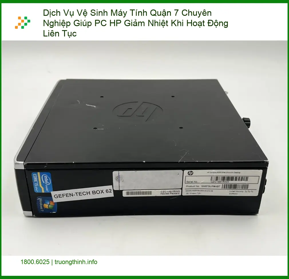 Vệ Sinh Máy Tính Dịch Vụ Quận 7 Giúp PC HP Giảm Nhiệt - Địa chỉ uy tín