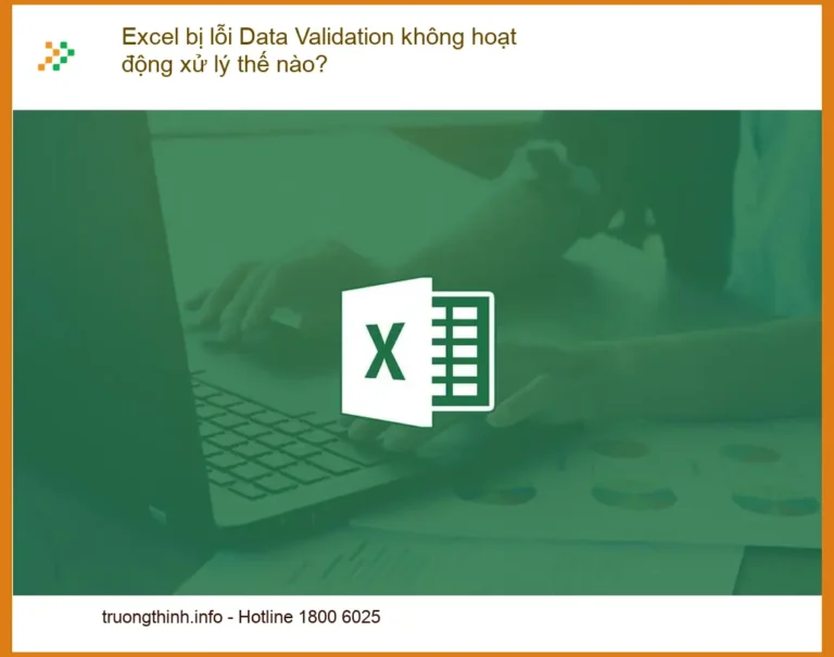 Excel lỗi Data Validation không hoạt động xử lý sao? - Sửa máy tính TPHCM