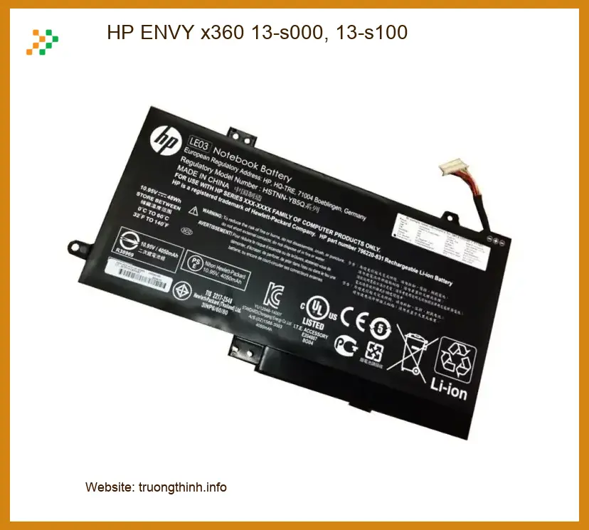 Pin HP ENVY x360 13-s000/13-s100 - Thay Nhanh Giá Rẻ TPHCM