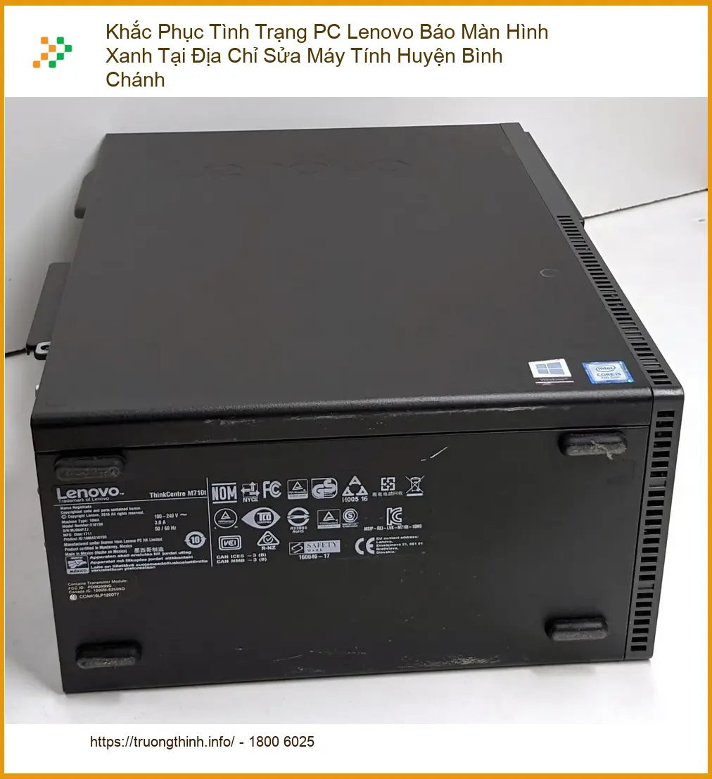Khắc phục PC Lenovo màn hình xanh Bình Chánh - Địa chỉ sửa máy tính uy tín