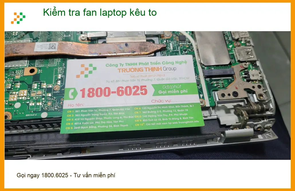 Chú An lập trình viên tìm chỗ kiểm tra fan laptop kêu to Quận Bình Tân ảnh thực tế 2