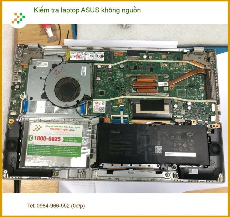 Anh Phước bất ngờ khi laptop ASUS không nguồn - Địa điểm sửa uy tín Quận Bình Tân