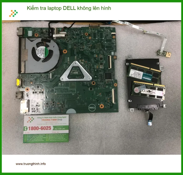 Chú Phước kỹ sư tìm trung tâm kiểm tra laptop DELL không lên hình Quận Bình Tân