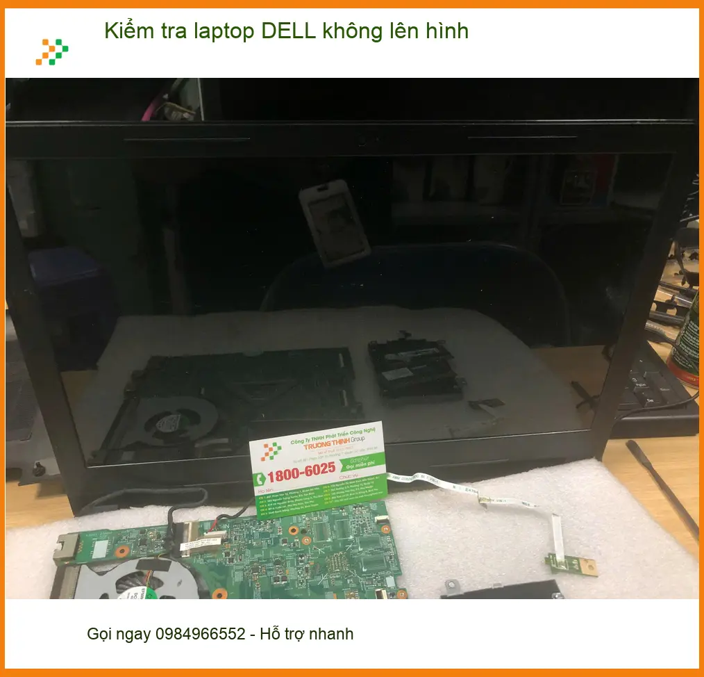 Chú Phước kỹ sư tìm trung tâm kiểm tra laptop DELL không lên hình Quận Bình Tân ảnh thực tế 1
