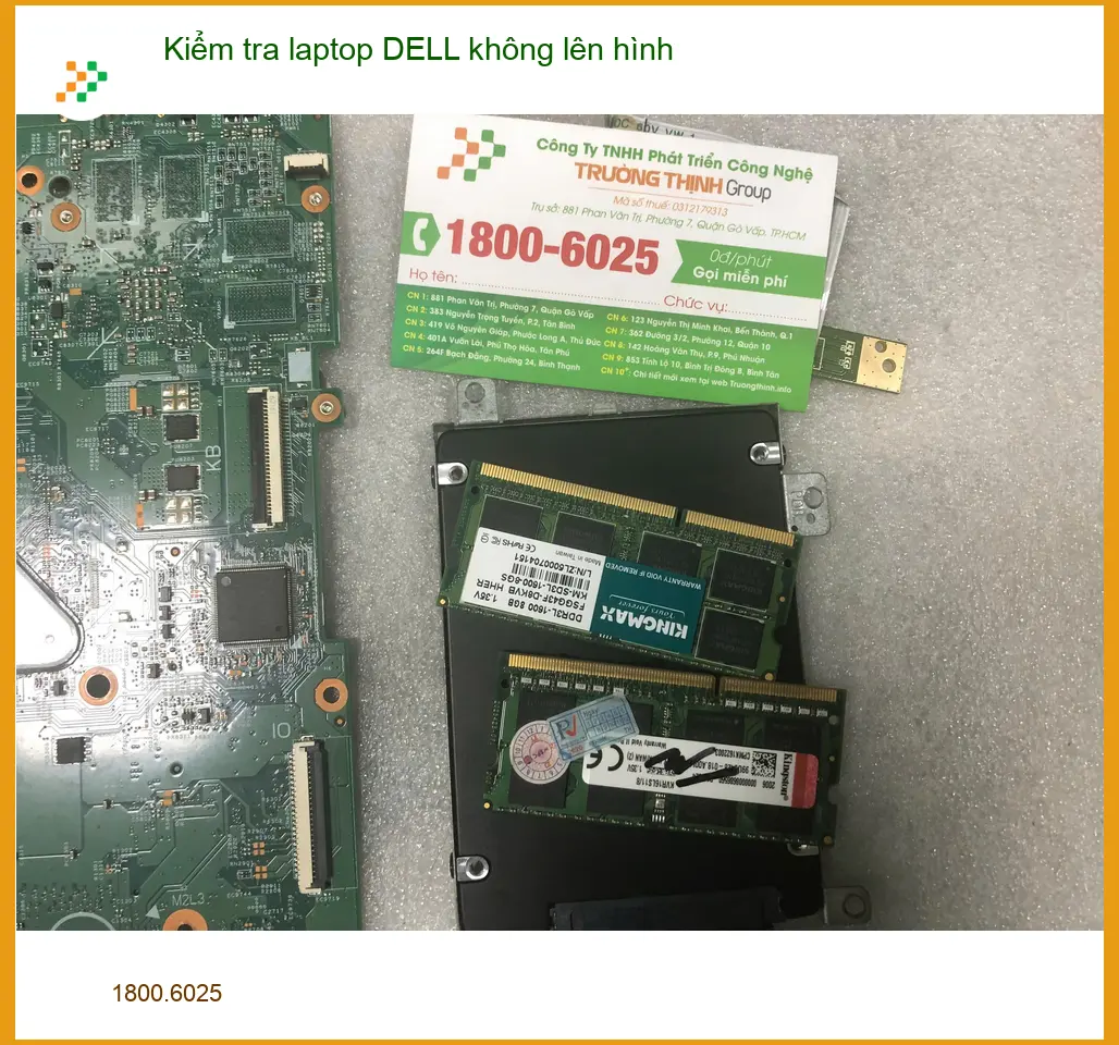Chú Phước kỹ sư tìm trung tâm kiểm tra laptop DELL không lên hình Quận Bình Tân ảnh thực tế 2
