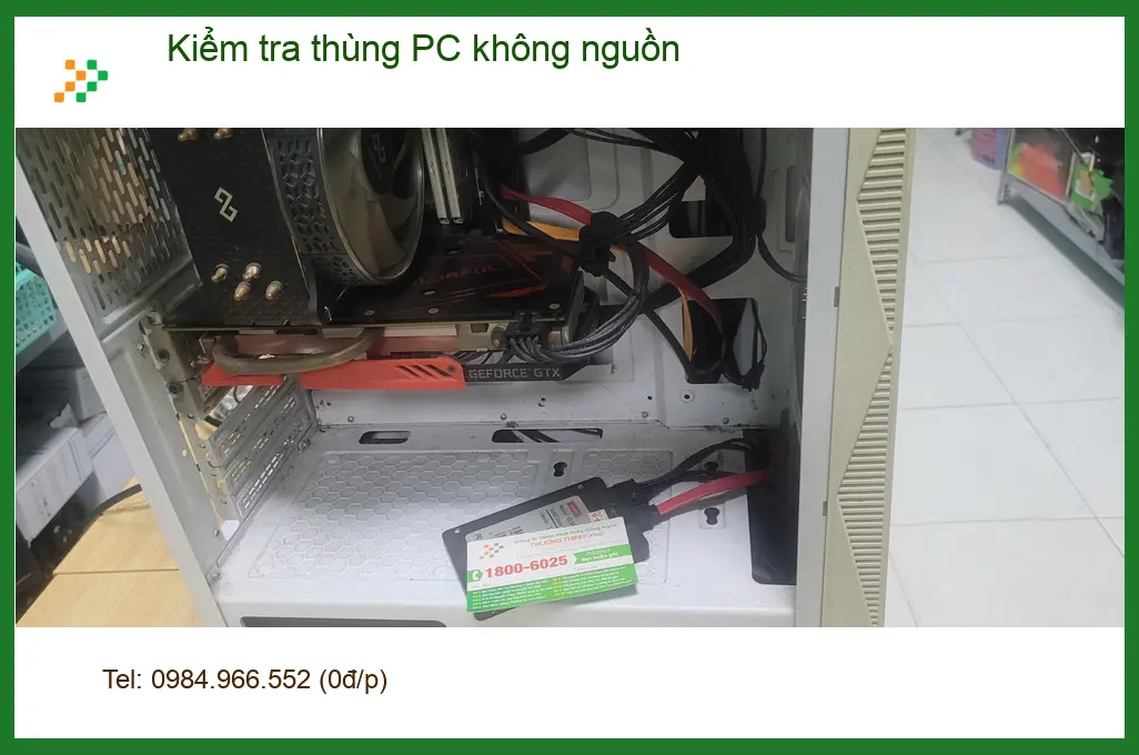 Anh Bách tìm dịch vụ kiểm tra thùng PC không nguồn Quận Bình Tân ảnh thực tế 2