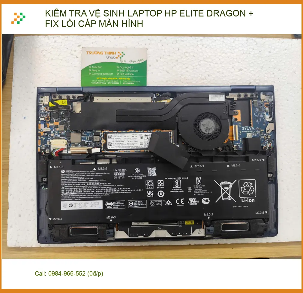 Anh Hùng: Vệ sinh, sửa cáp màn hình laptop HP Elite Dragon P.Nhuận