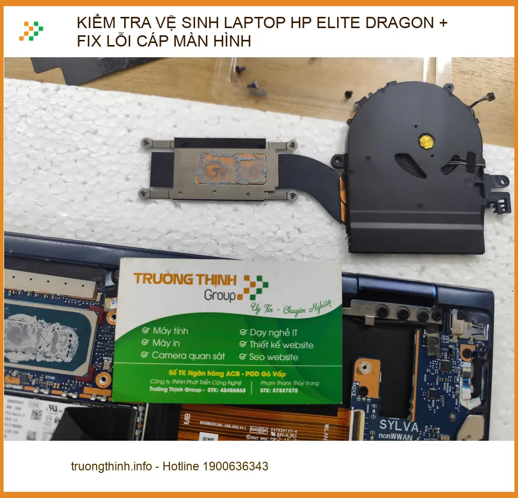 Anh Hùng: Vệ sinh, sửa cáp màn hình laptop HP Elite Dragon P.Nhuận ảnh thực tế 2