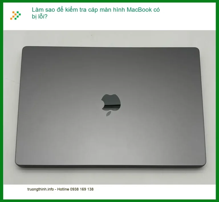 Kiểm tra cáp màn hình MacBook bị lỗi màn hình chập chờn - Trung tâm hỗ trợ gần đây
