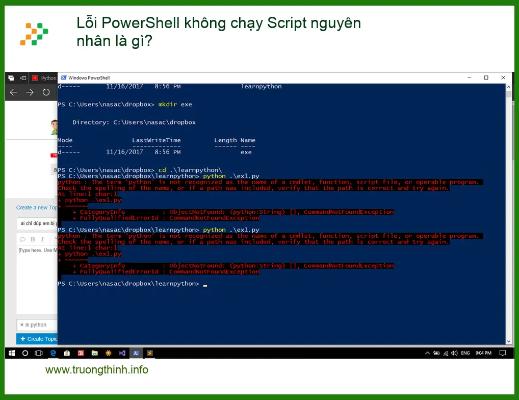 Thủ thuật Phần mềm Lỗi PowerShell không chạy Script - Cách tự xử lý tại nhà
