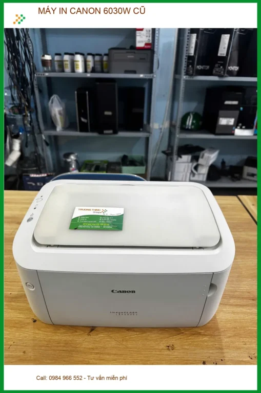 Chị An bất động sản tìm cửa hàng sửa máy in Canon 6030W cũ uy tín Quận 10