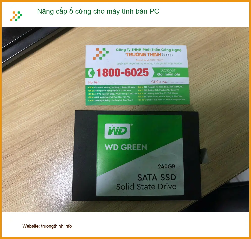 Chị Khuê thiết kế đồ họa Quận Bình Tân review nâng cấp ổ cứng PC lấy liền ảnh thực tế 2
