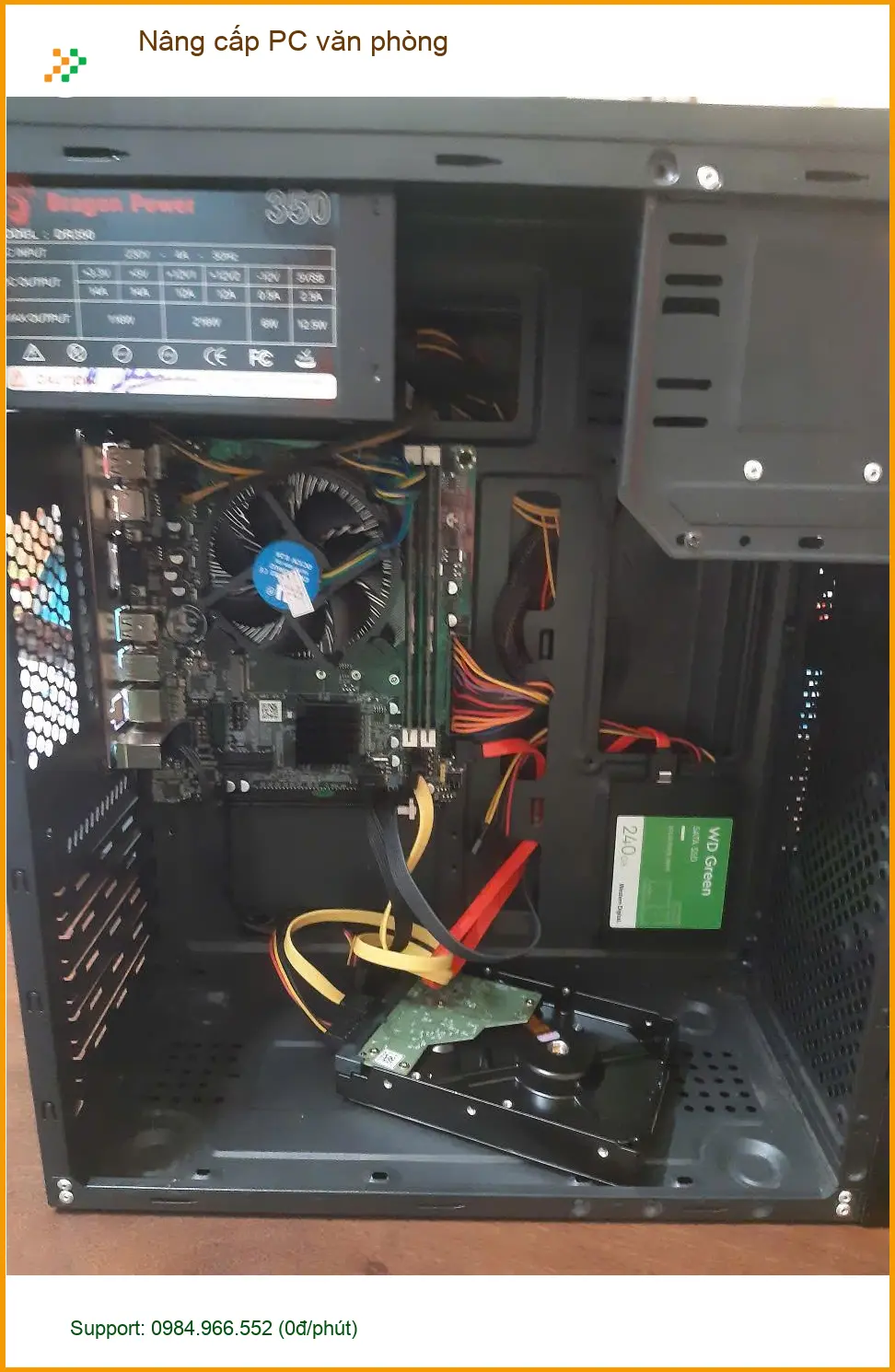 Cô Hà quản lý dự án cần nâng cấp PC văn phòng Quận Tân Bình giá tốt
