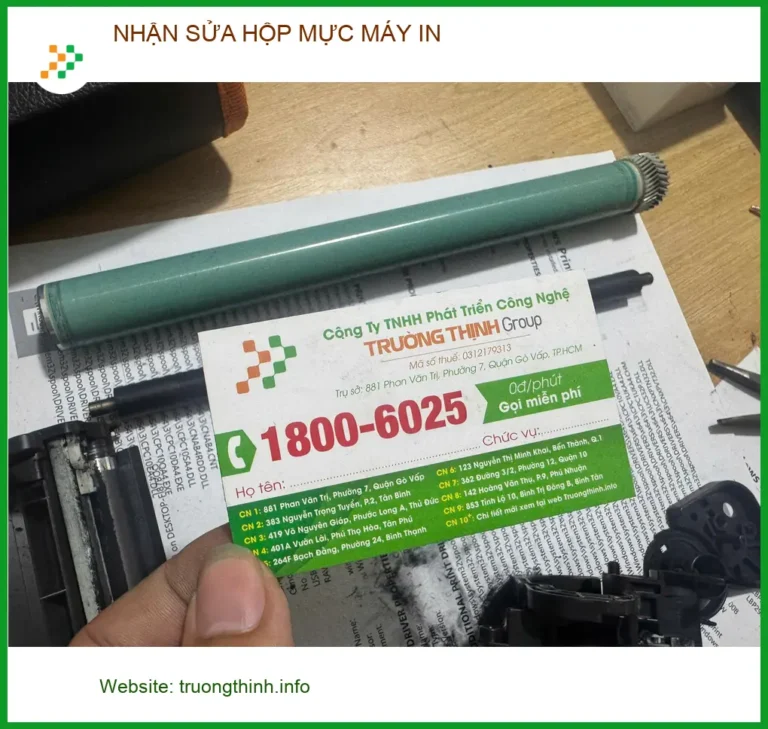 Anh Phúc kế toán tìm Nơi Sửa hộp mực máy in Quận Tân Bình lấy liền