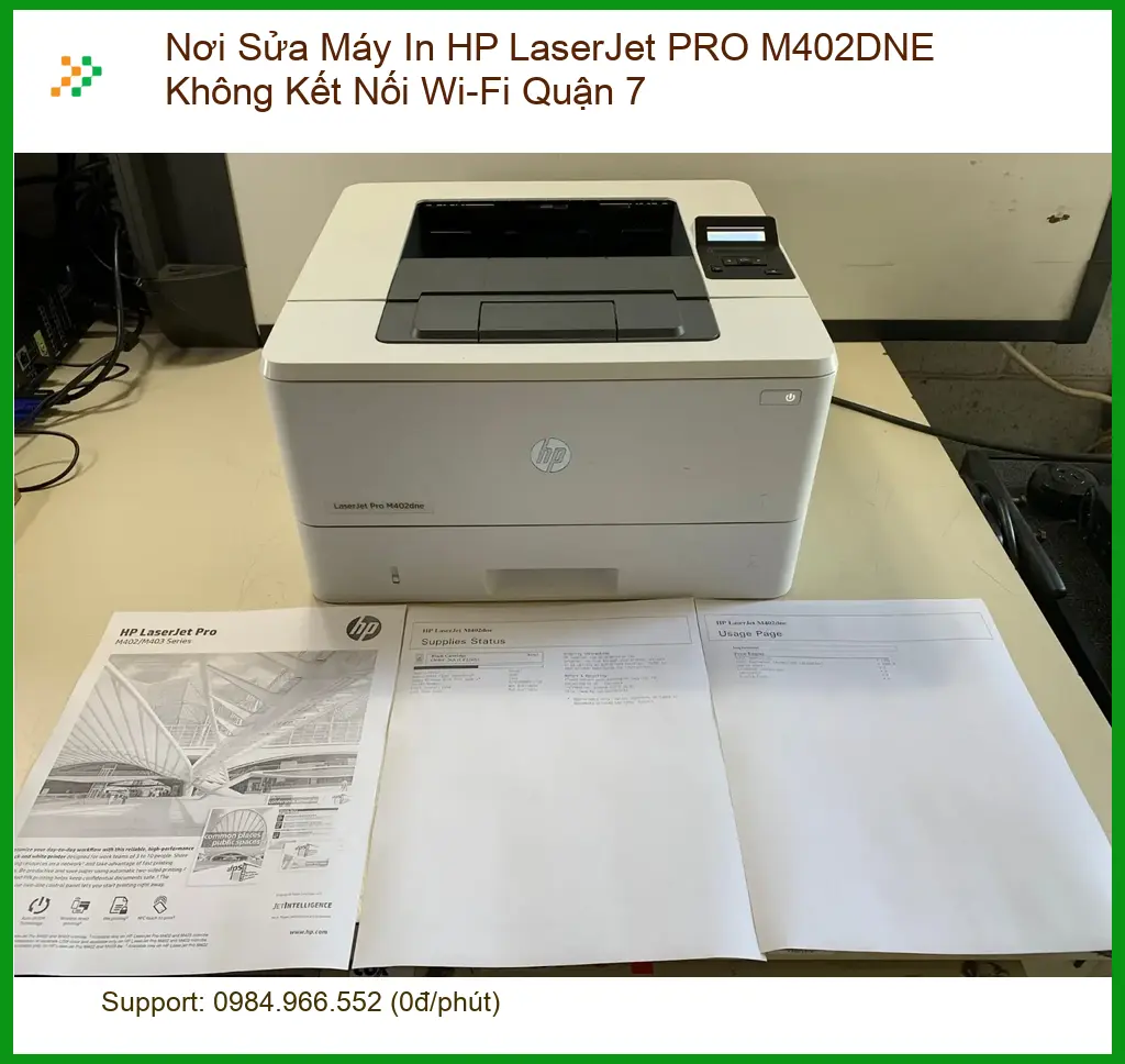 Sửa Máy In HP M402DNE Không Wi-Fi Quận 7 - Trung tâm hỗ trợ