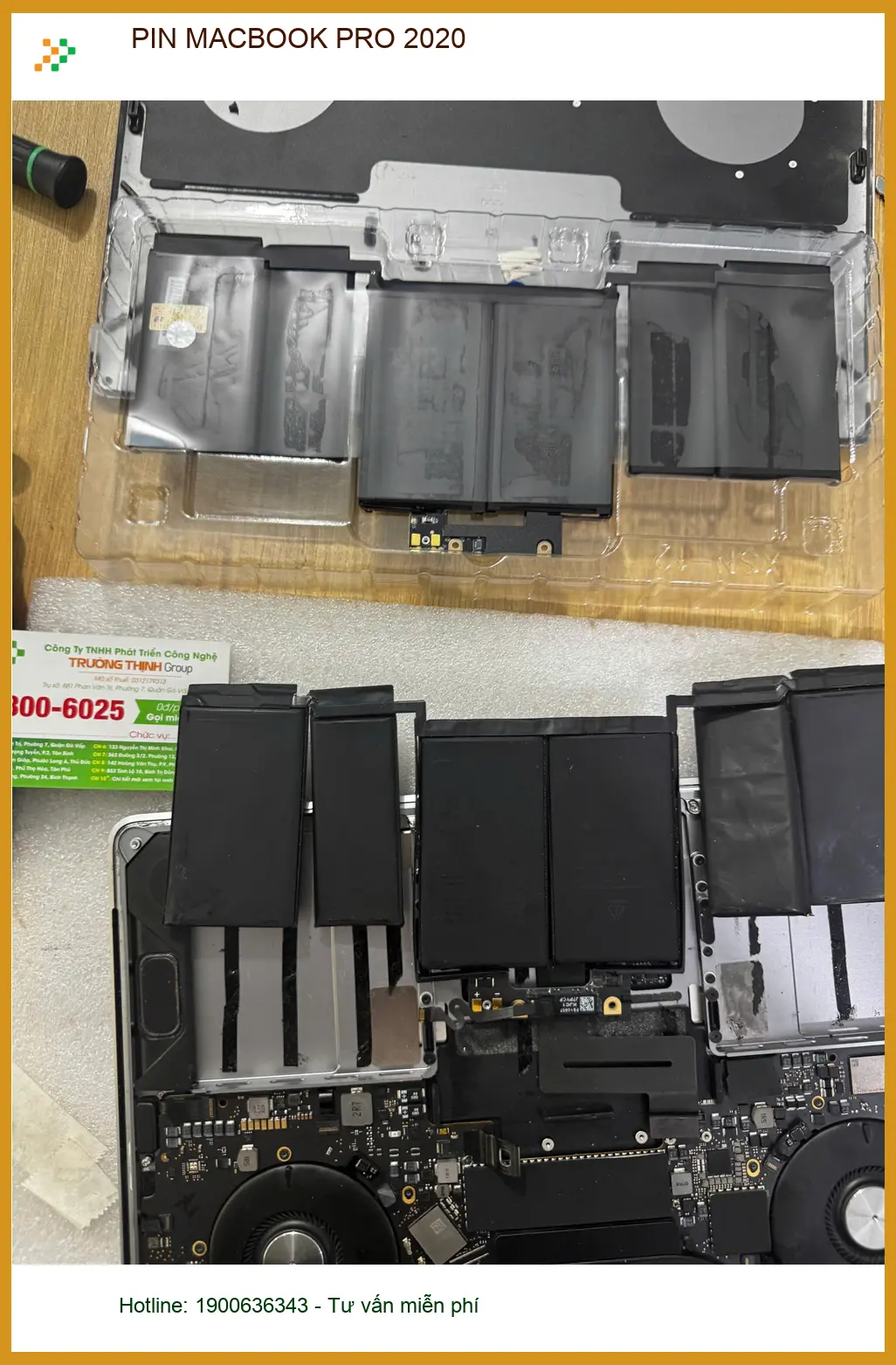 Chị Thanh freelancer tìm chỗ thay pin Macbook Pro 2020 Quận 10 lấy ngay