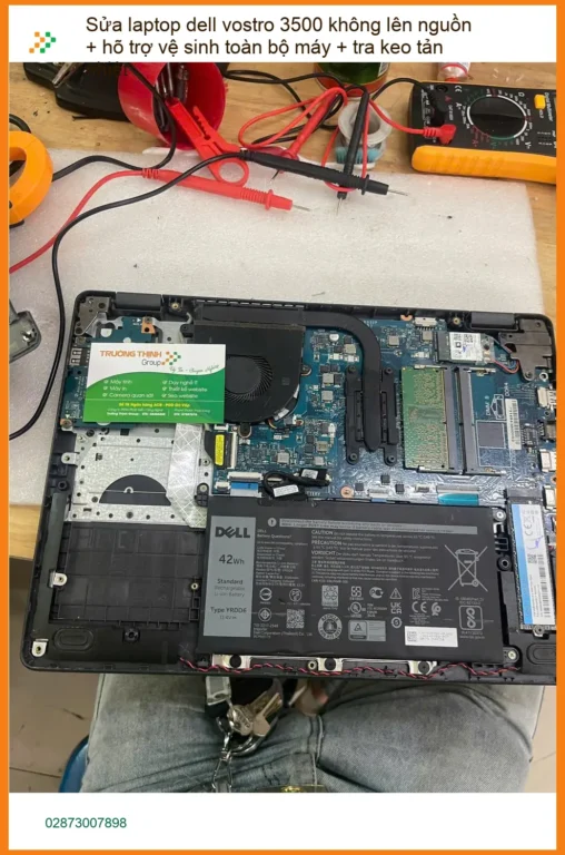 Anh Đức An tìm chỗ sửa laptop Dell Vostro 3500 không lên nguồn Quận Phú Nhuận