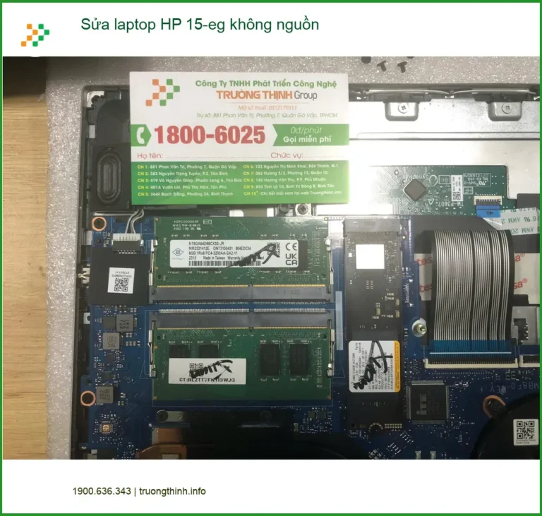 Chị Diệu thiết kế tìm chỗ sửa laptop HP 15-eg không nguồn tại Quận Bình Tân