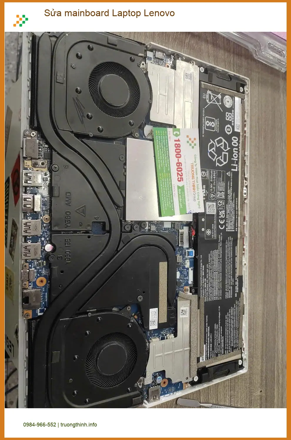 Bác Trực tưởng phải mua máy mới - Trung tâm sửa mainboard Laptop Lenovo Quận 7